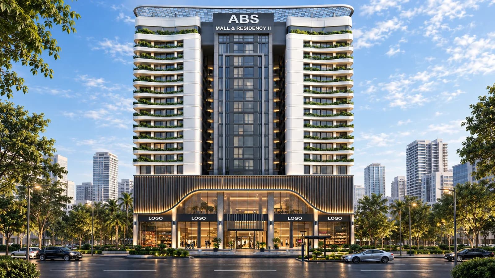ABS Mall & Residency - 2 rendering
