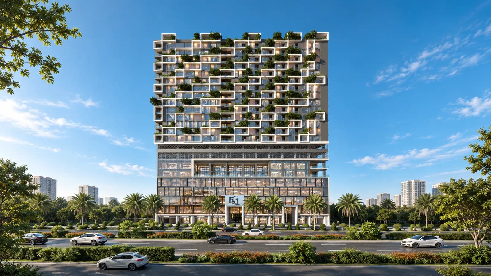 Pearl One Courtyard - 1 rendering