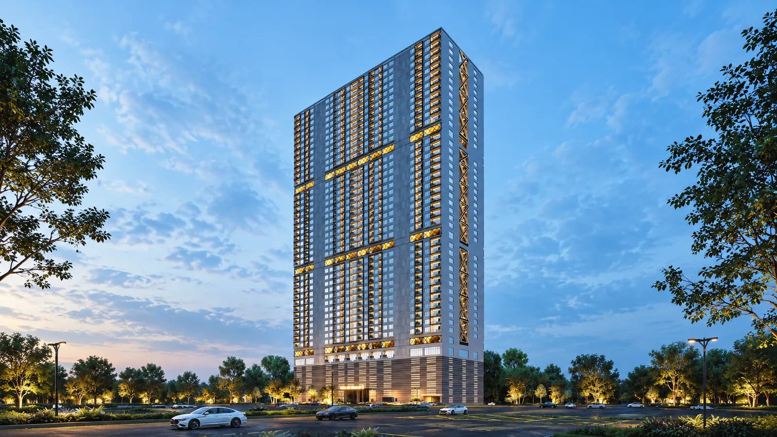 Pearl One Courtyard - 2 rendering