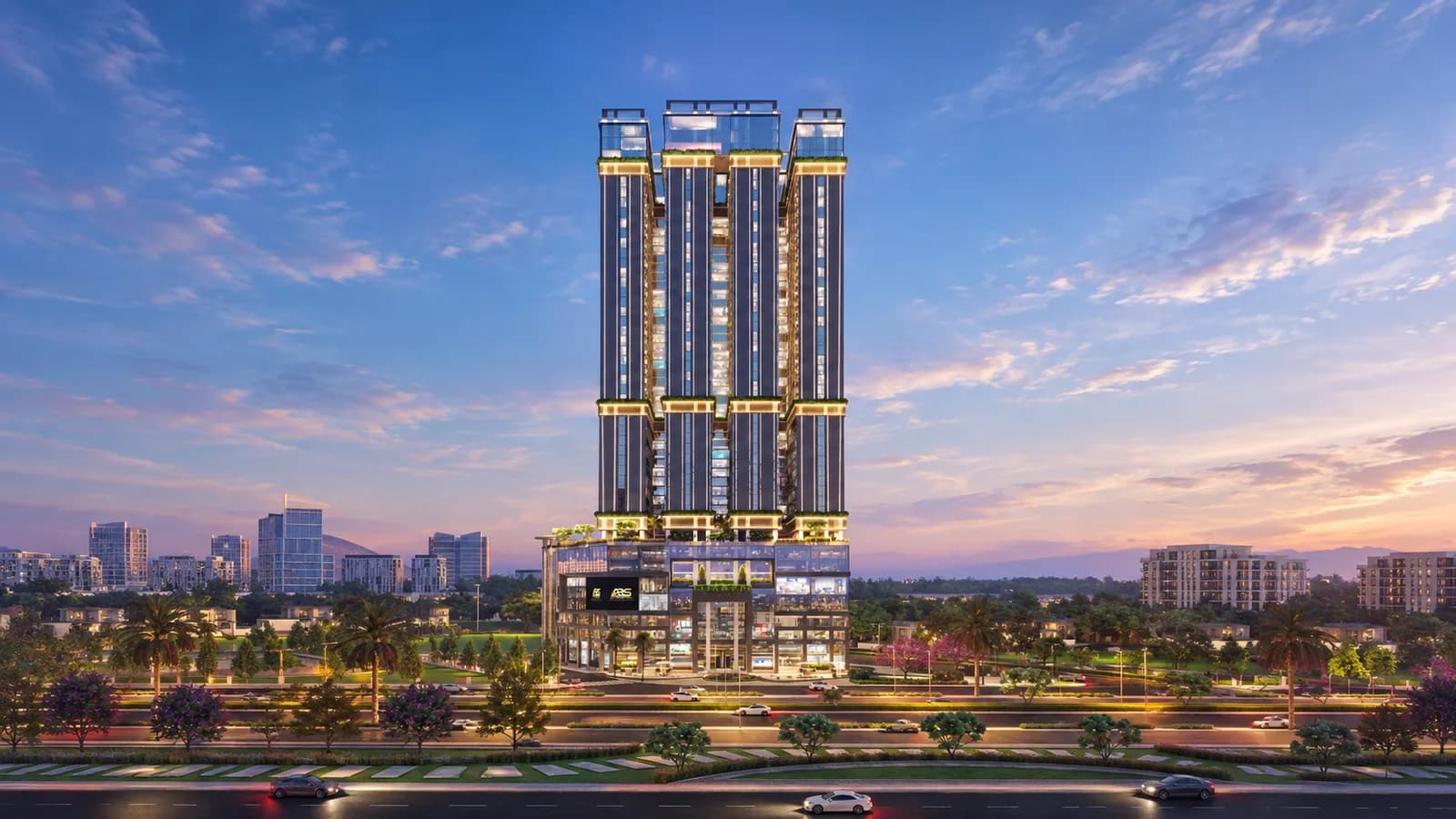Pearl One Courtyard - 3 rendering